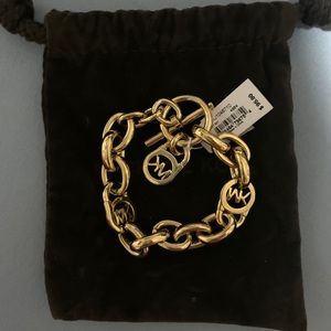 Michael Kors Gold Chain Bracelet